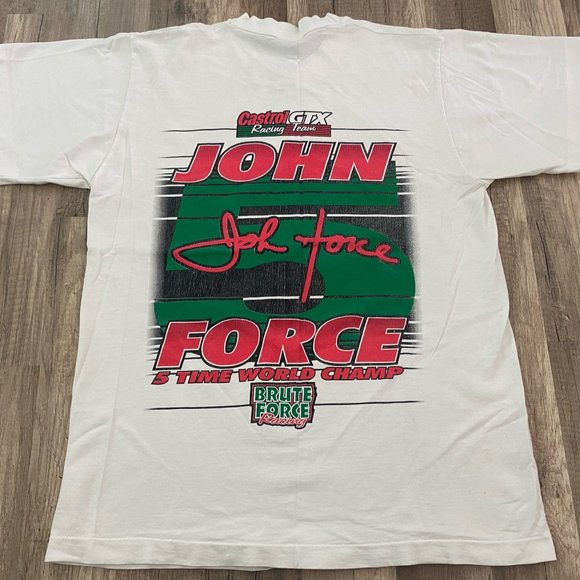 Vintage 96 John Force Nascar Nightmare Racing Tee - Picture 2 of 10